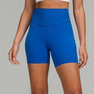 Lululemon Base Pace High-Rise Short 6" Blazer Blue Tone!!
